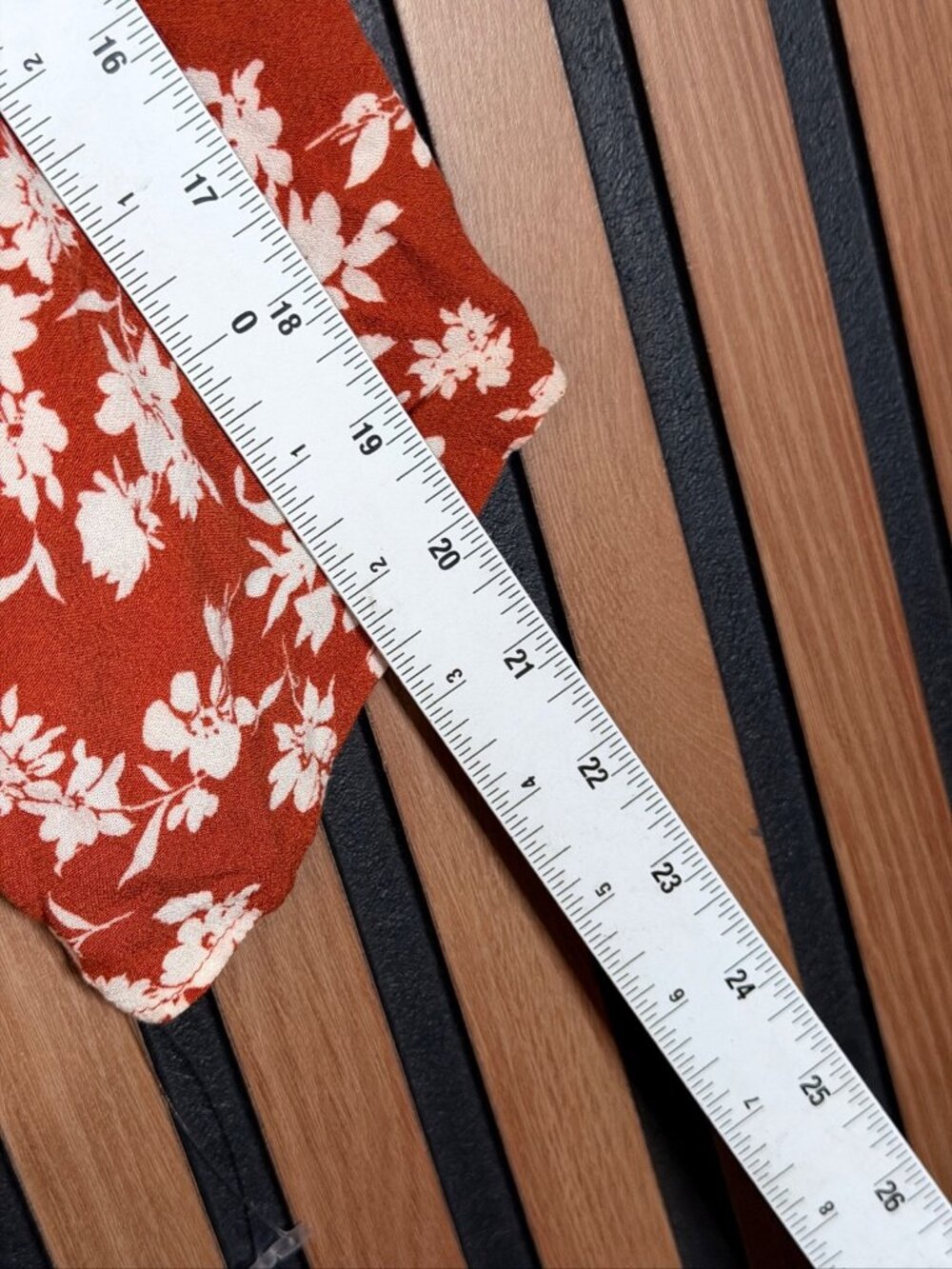 Indigo Rose Dress Petite Large Women’s Brick Brown Floral Midi Kimono View 4